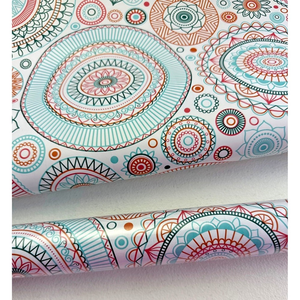 Boho Peel & Stick Wallpaper 17x197 Colorful Contact Paper Shelf Decor Bohemian!!